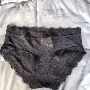 NWT Aerie black lace boyshort